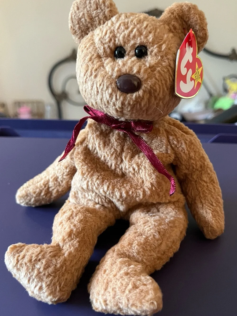 Curly the Bear Beanie Baby